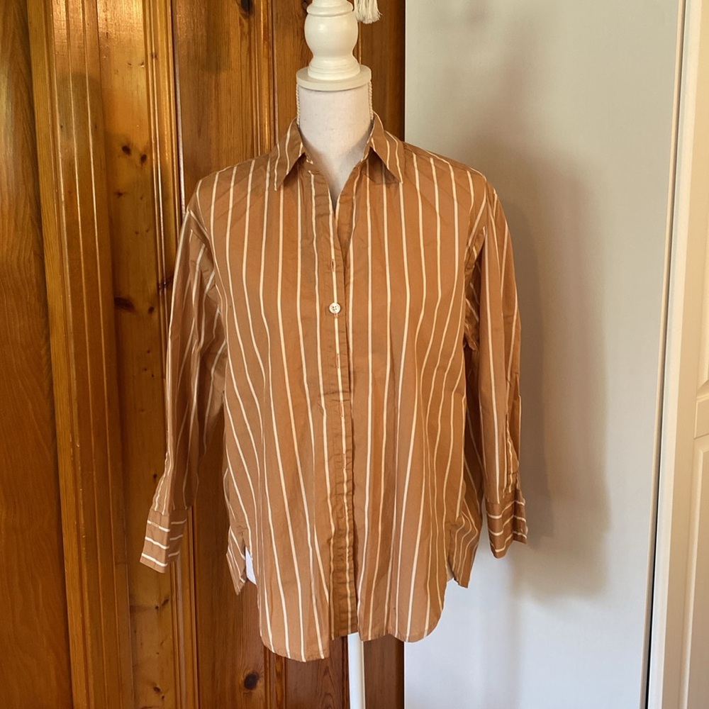 J. Jill Striped Blouse